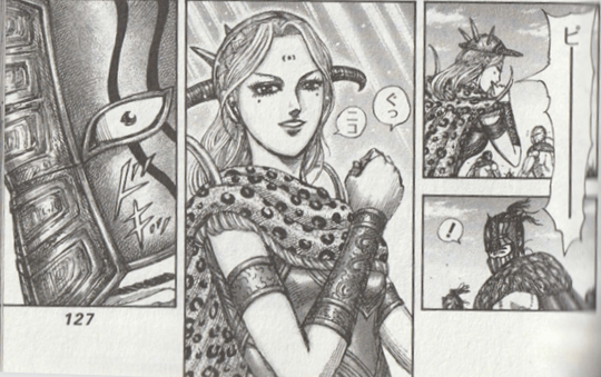 楊端和とダント『キングダム』78巻p.127