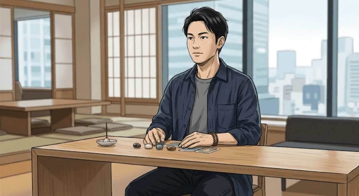 男性霊媒師B